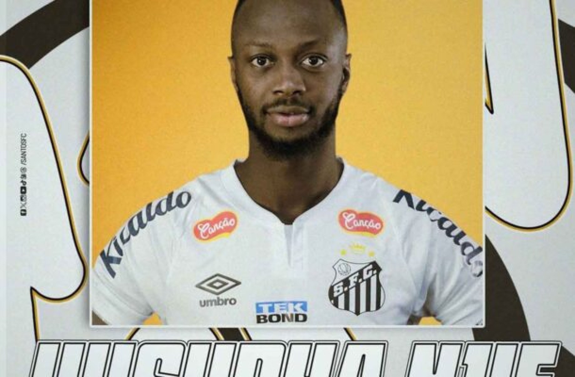 Santos anuncia a contratação do atacante Yusupha Njie