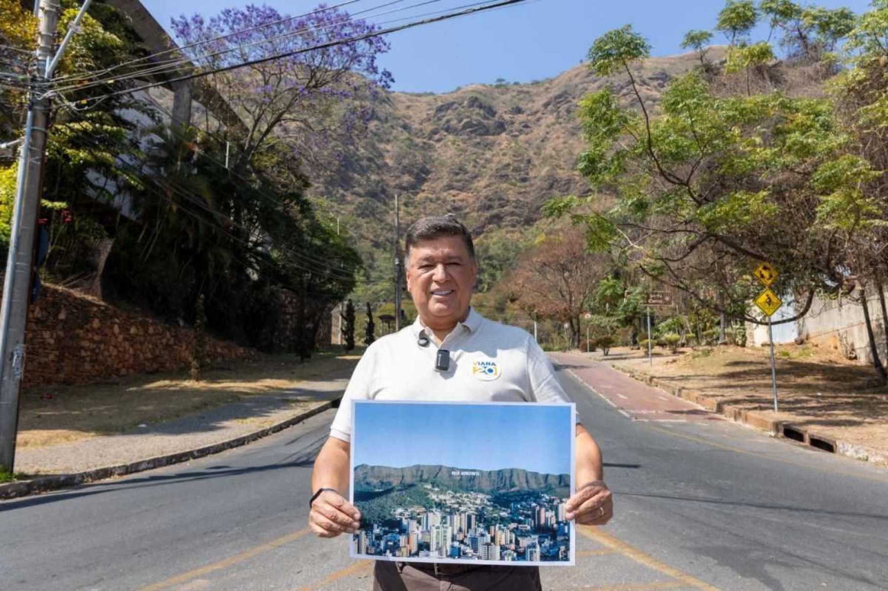 Viana quer letreiro de Belo Horizonte na Serra do Curral