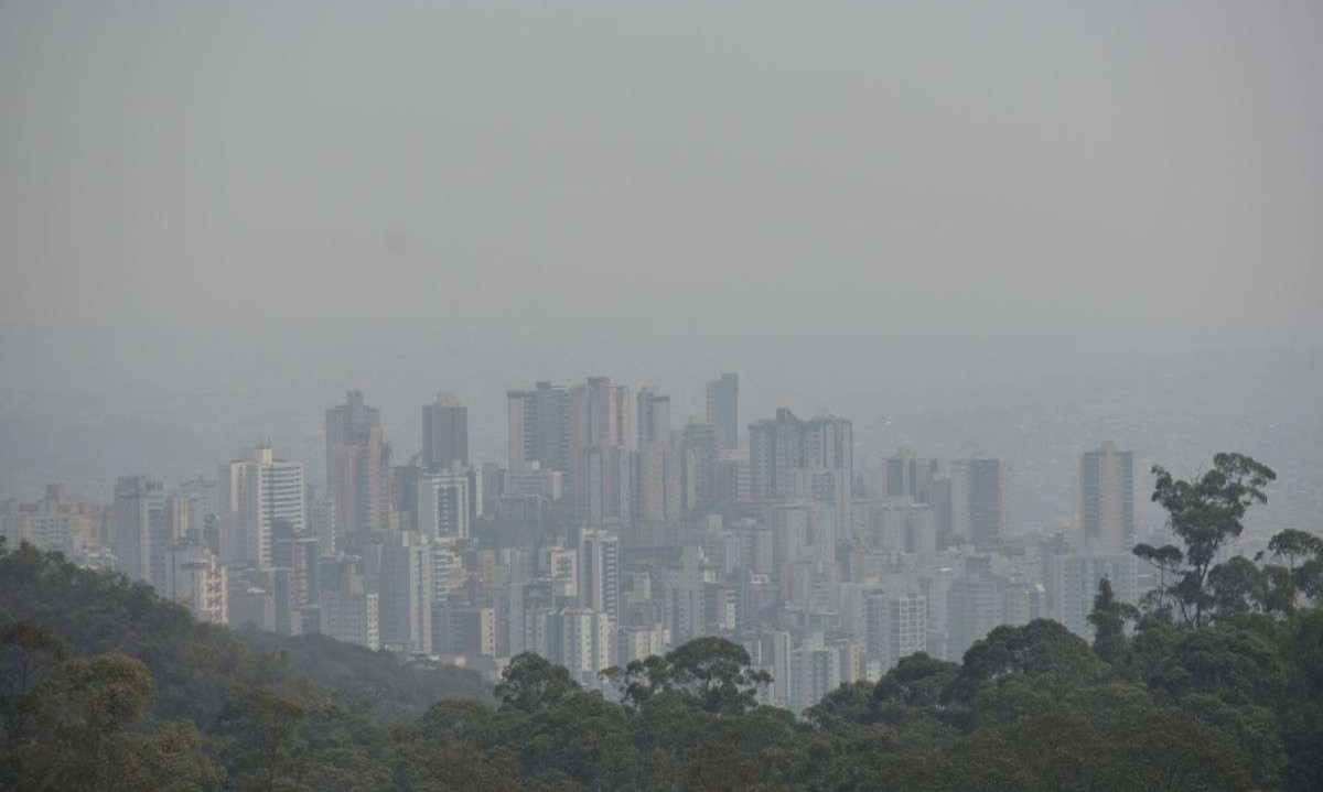 Tempo seco persiste em BH  -  (crédito: Leandro Couri /EM/D.A Press.)