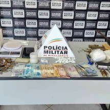 MG: polícia apreende drogas e embalagens de ‘chup-chup’ durante operação - PMMG / Divulgação