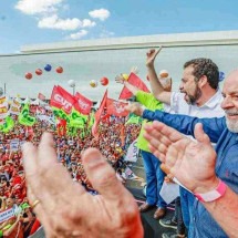  TRE reduz multa de Lula e Boulos por propaganda antecipada no 1° de maio - Ricardo Stuckert / PR