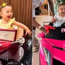 Mavie ganhou mais um mini carro  -  (crédito: Fotos: Reprodução / Instagram)