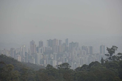 Tempo seco persiste em BH  -  (crédito: Leandro Couri /EM/D.A Press.)