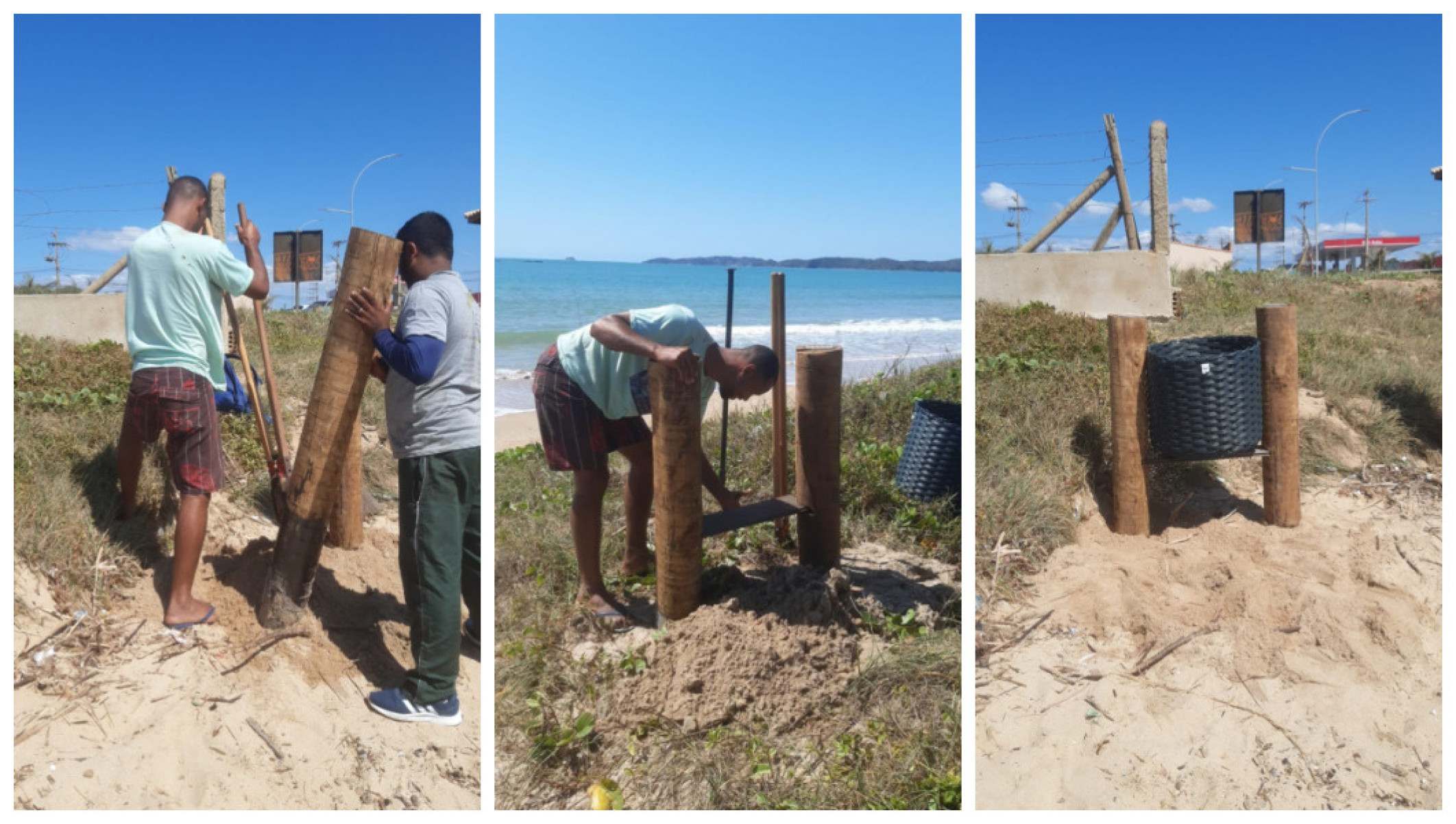 Amanrasa instala 15 Lixeiras nas Praias de Manguinhos e Rasa em Búzios  -  (crédito: DINO)