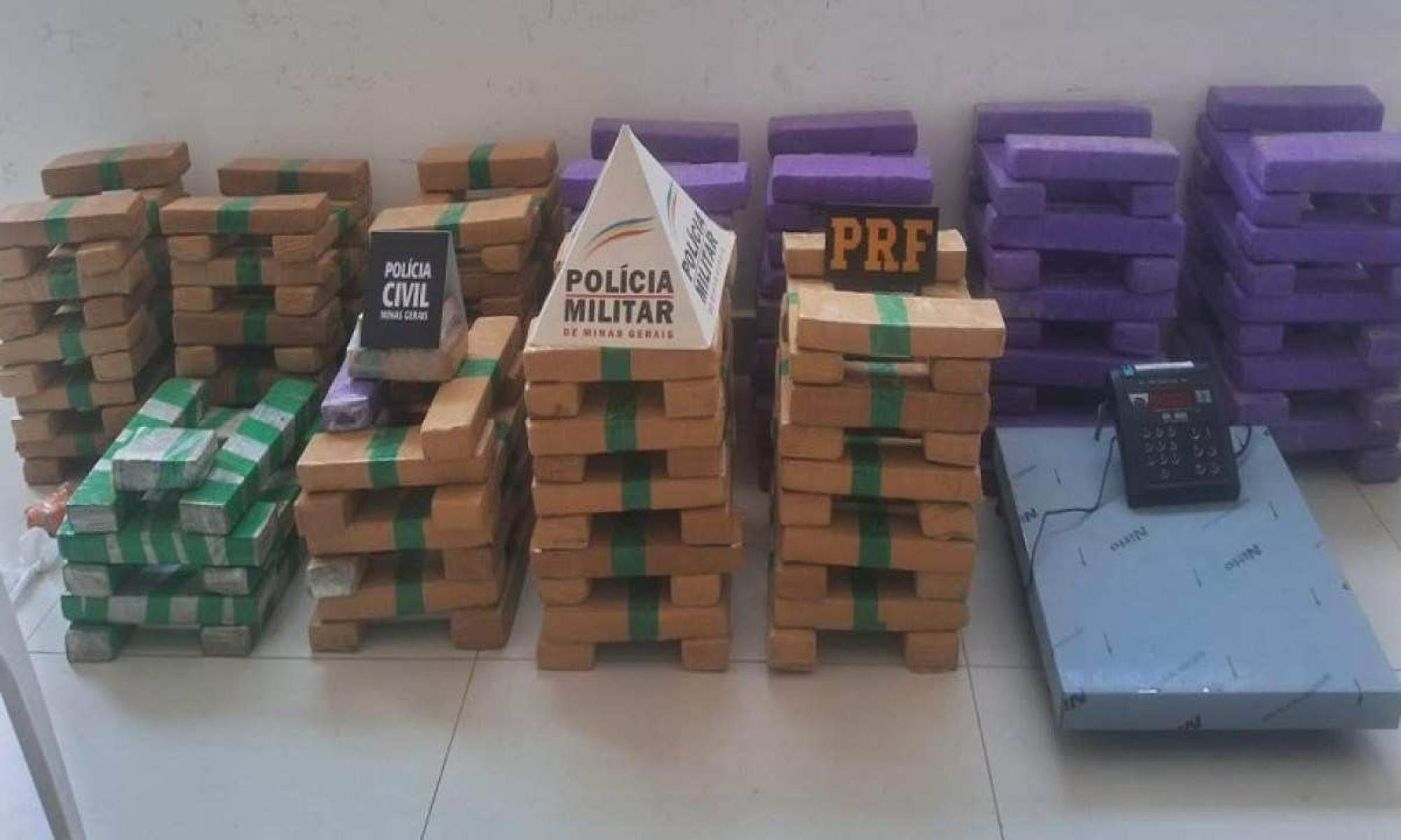 Operação conjunta apreende 500 quilos de maconha