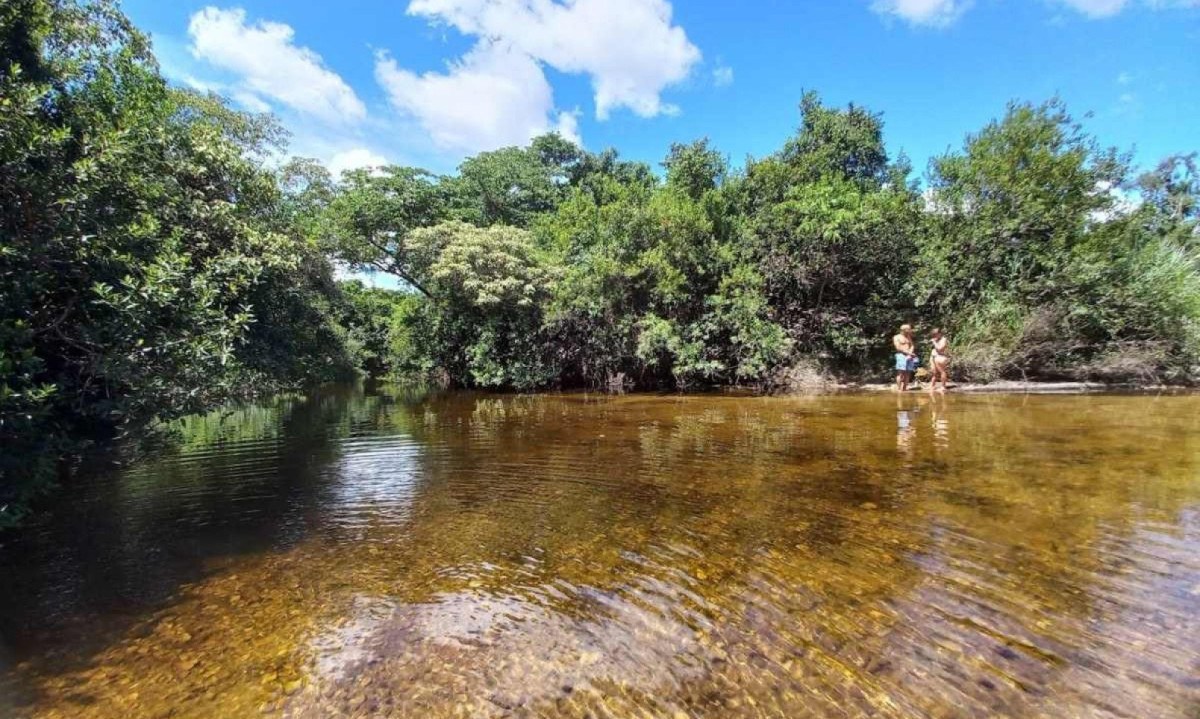 Prainha da Bocaina, um paraíso escondido e de fácil acesso na Serra do Cipó -  (crédito: Carlos Altman)