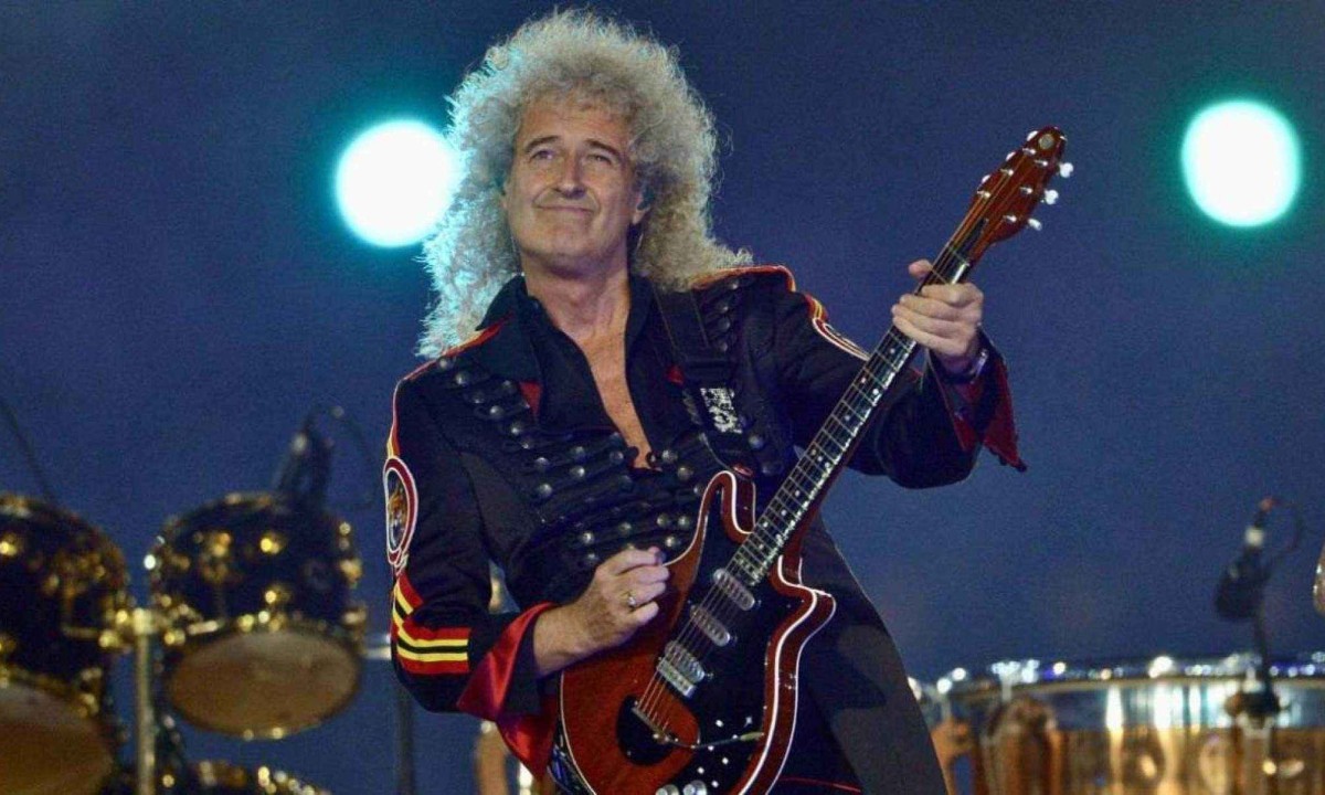 Brian May é um dos mais famosos guitarristas da história do rock -  (crédito: AFP)