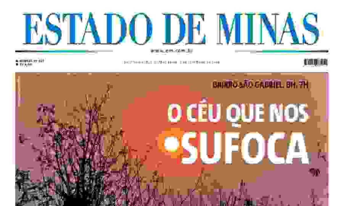 Capa do dia -  (crédito:  jwilsoncarvalho.mg)