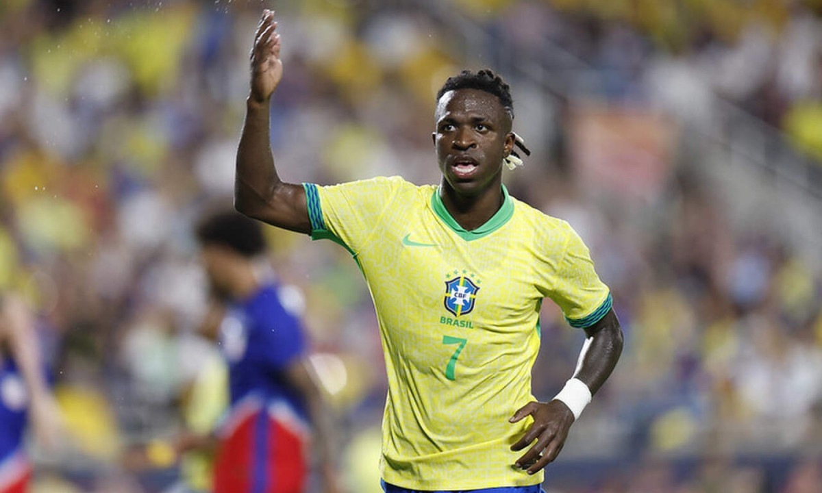 Vini Jr. é o único jogador brasileiro na disputa pela Bola de Ouro -  (crédito: No Ataque Internacional)