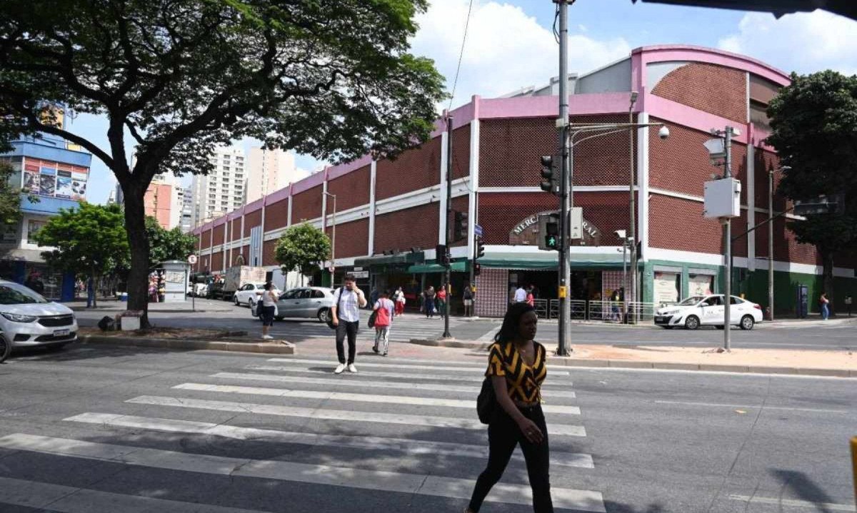 A festa de celebração dos 95 anos do Mercado Central ocorrerá na Avenida Augusto de Lima, em frente ao Mercado -  (crédito: Leandro Couri/EM/D.A)