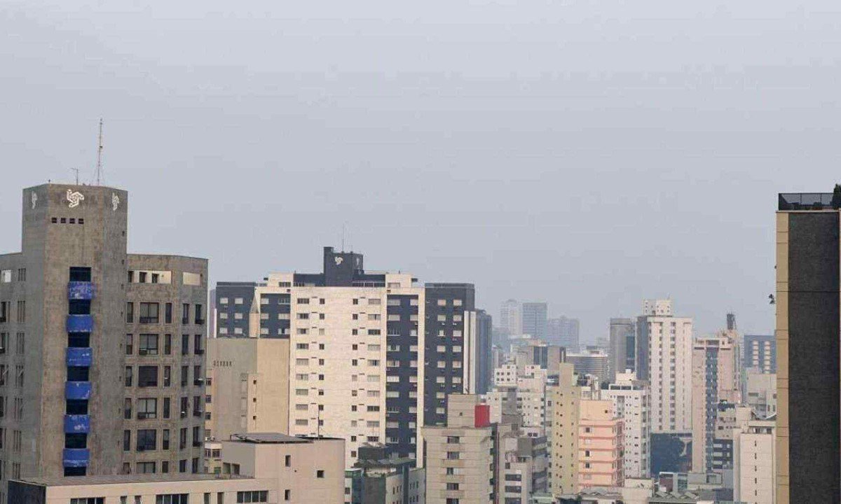 Vista do bairro Funcionários, na Região Centro-Sul de BH, nesta quarta-feira (4/9) -  (crédito: Edésio Ferreira/EM/DA Press)
