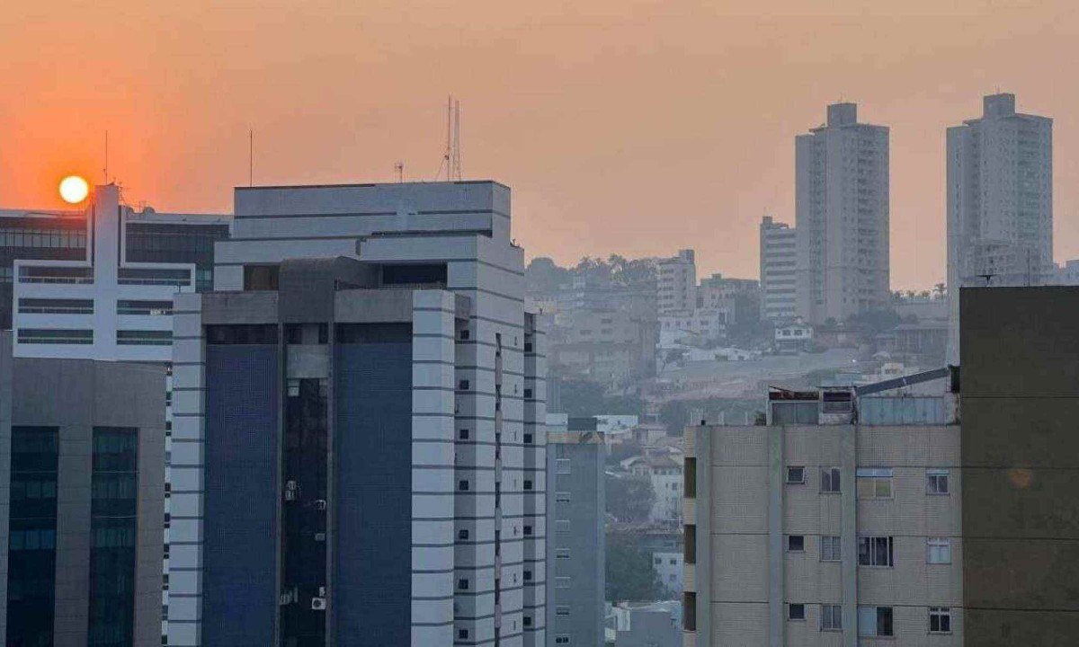 Vista do bairro Funcionários, na Região Centro-Sul de BH, nesta quarta-feira (4/9) -  (crédito: Edésio Ferreira/EM/DA Press)