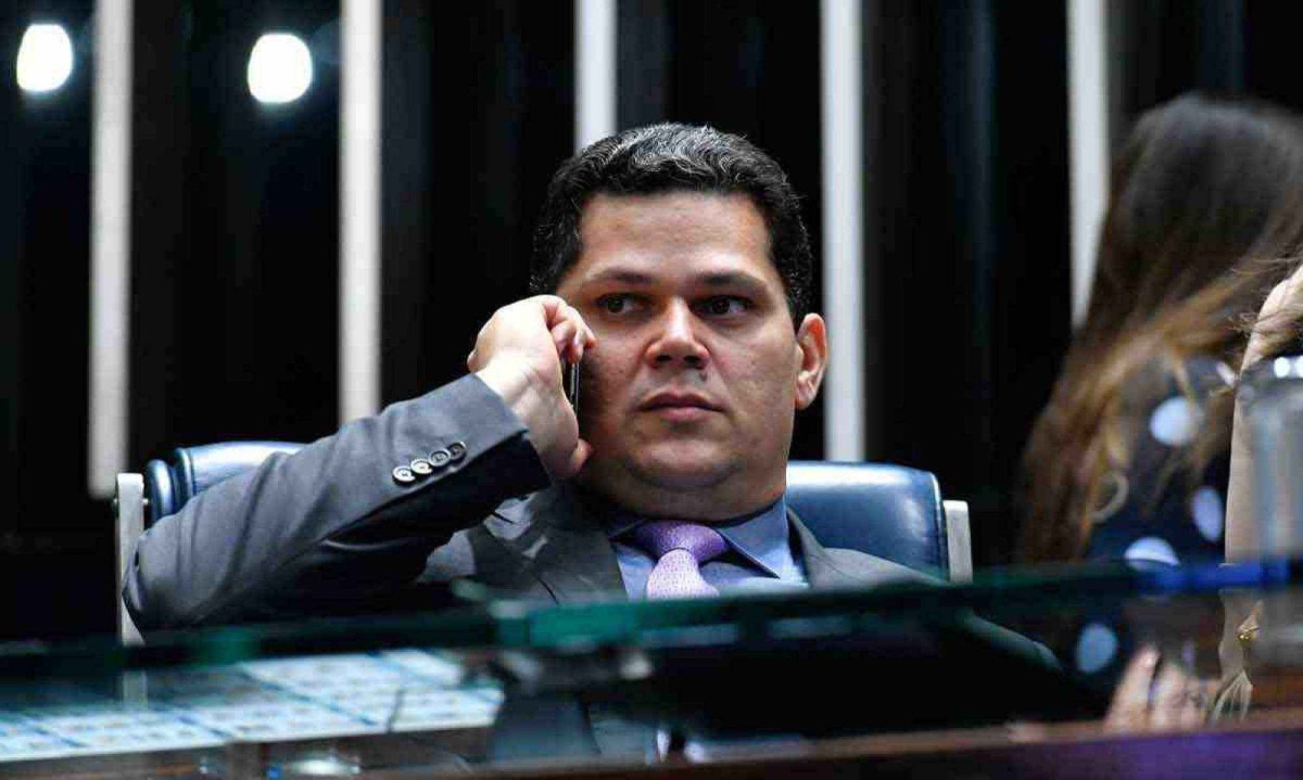 Davi Alcolumbre é forte candidato a voltar à presidência do Senado -  (crédito: GERALDO MAGELA/AGENCIA SENADO)