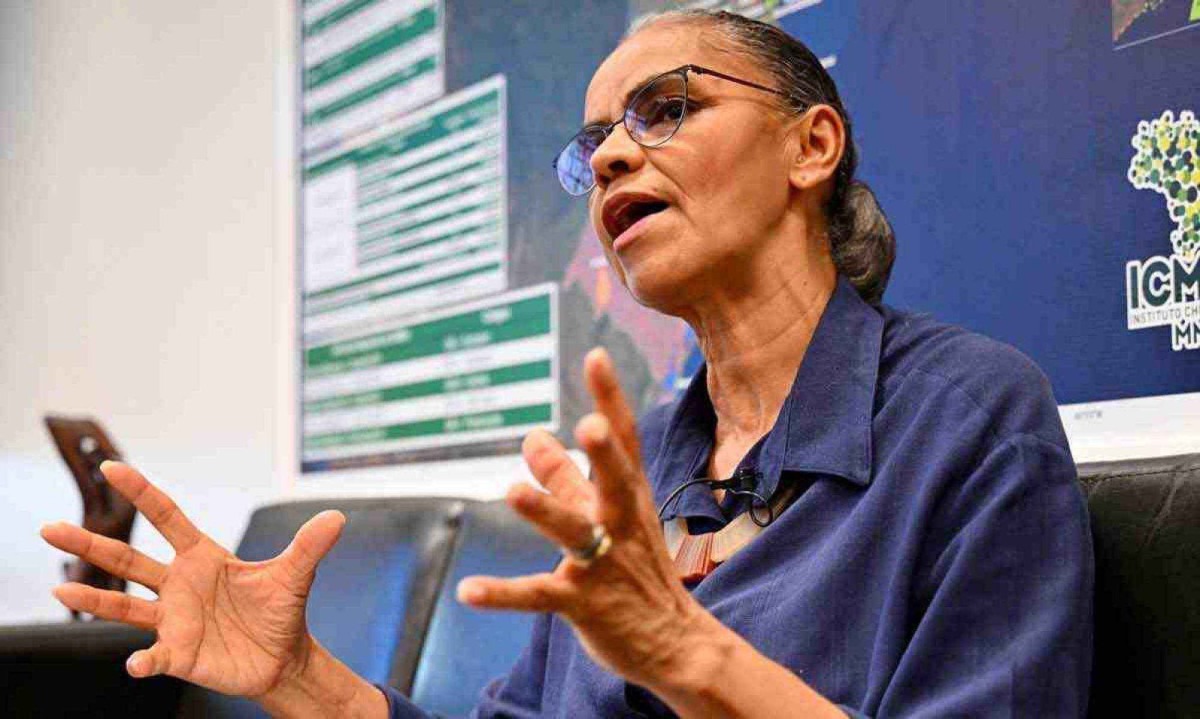 Ministra Marina Silva alerta para risco de desaparecimento do Pantanal até o fim deste século -  (crédito: EVARISTO SÁ/AFP)