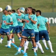 Seleção Sub-20 do  Brasil faz o último treino antes do amistoso desta quinta-feira diante do México em São Januário -  (crédito: Foto: Divulgação CBF)