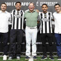 Adryelson e Vitinho, novos reforços do Botafogo -  (crédito:  Foto: Vitor Silva/Botafogo)
