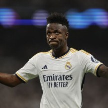 Vini Jr pede Espanha fora da Copa de 2030 se não melhorar casos de racismo -  (crédito: Foto: Oscar del Pozo/AFP via Getty Images)