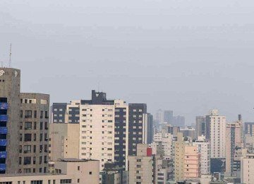 Vista do bairro Funcionários, na Região Centro-Sul de BH, nesta quarta-feira (4/9) -  (crédito: Edésio Ferreira/EM/DA Press)