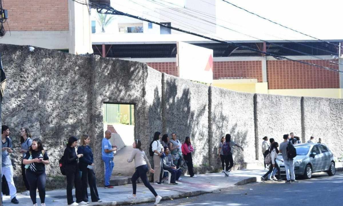 Escola Estadual Francisco Menezes Filho, no Bairro Ouro Preto, é uma das participantes do Projeto Somar -  (crédito:  Gladyston Rodrigues/EM)