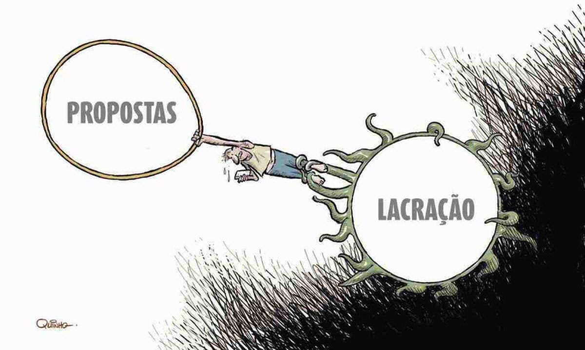 charge -  (crédito: Quinho)