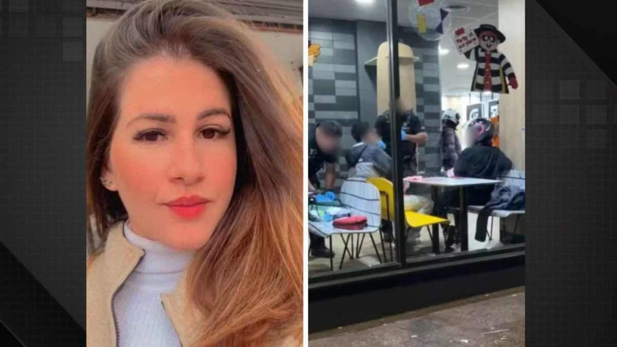 Anna Gleicy Helrigle de Brito e o local onde aconteceu o crime -  (crédito: Arquivo pessoal - Reprodução/Redes sociais)