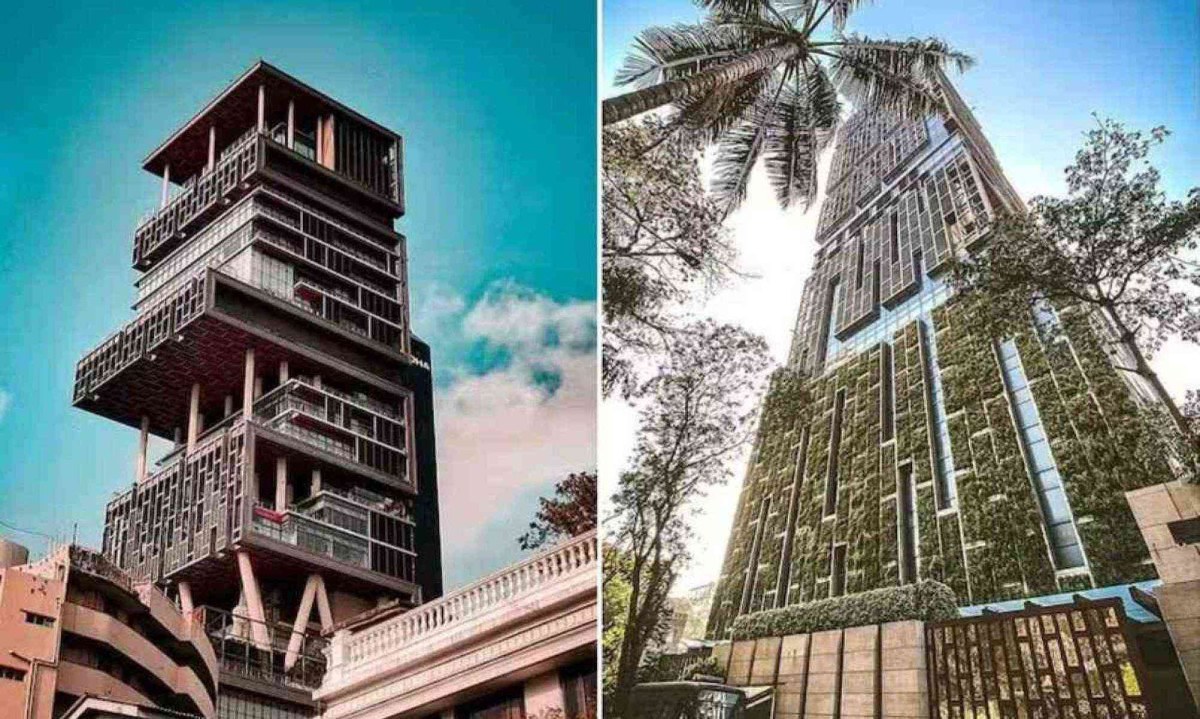 A residência está localizada na Altamount Road, uma das áreas residenciais mais exclusivas de Mumbai
 -  (crédito: Divulgação)