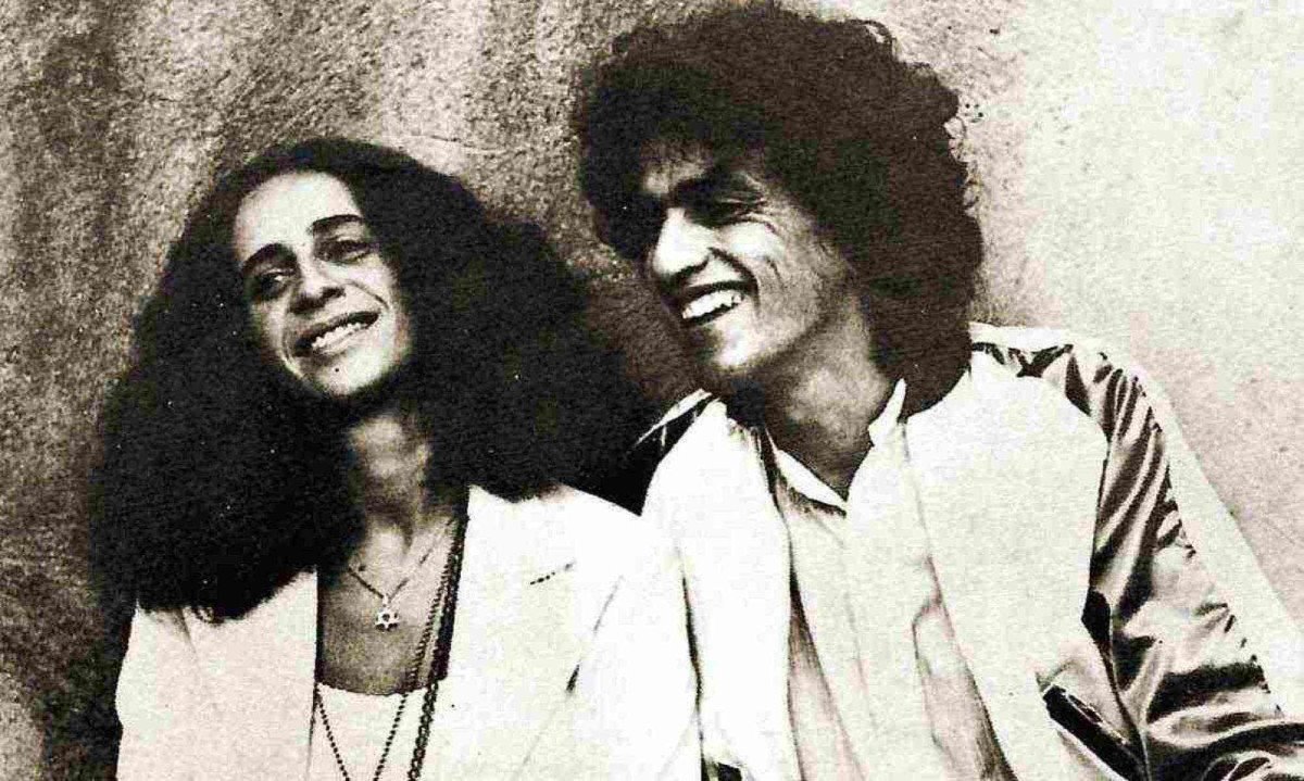  H&aacute; 46 anos, Maria Beth&acirc;nia e Caetano Veloso fizeram turn&ecirc; juntos, incluindo show em BH -  (crédito: REPRODU&Ccedil;&Atilde;O)