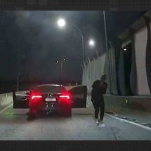 Vídeo flagra tentativa de assalto a motorista na Linha Amarela, no Rio - Reprodução/Dailymotion