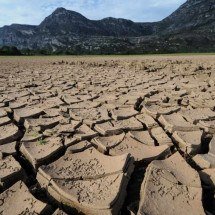 Baixo nível de reservatório prejudica abastecimento de água em cidade de MG - Leandro Couri/EM/D.A.Press