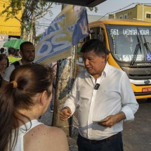 Carlos Viana visita Venda Nova e promete reduzir o calor em BH - Rafael Andrade/Campanha de Carlos Viana/Divulgação