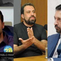 Datafolha: Marçal, Boulos e Nunes enfrentam rejeição por ideologia e gestão - Reprodu&ccedil;&atilde;o UOL/Folha - Gladyston Rodrigues/EM/D.A Press -  