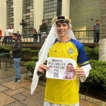 João Pedro é fã do goleiro Bento, da Seleção Brasileira -  (crédito: Foto: Felipe Camin / Jogada10)