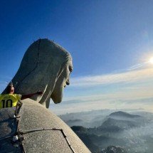 Pés do Cristo Redentor será palco de evento entre Villarreal e Pelé Academia - -  (crédito:  Foto: Divulgação/Marcos Senna)