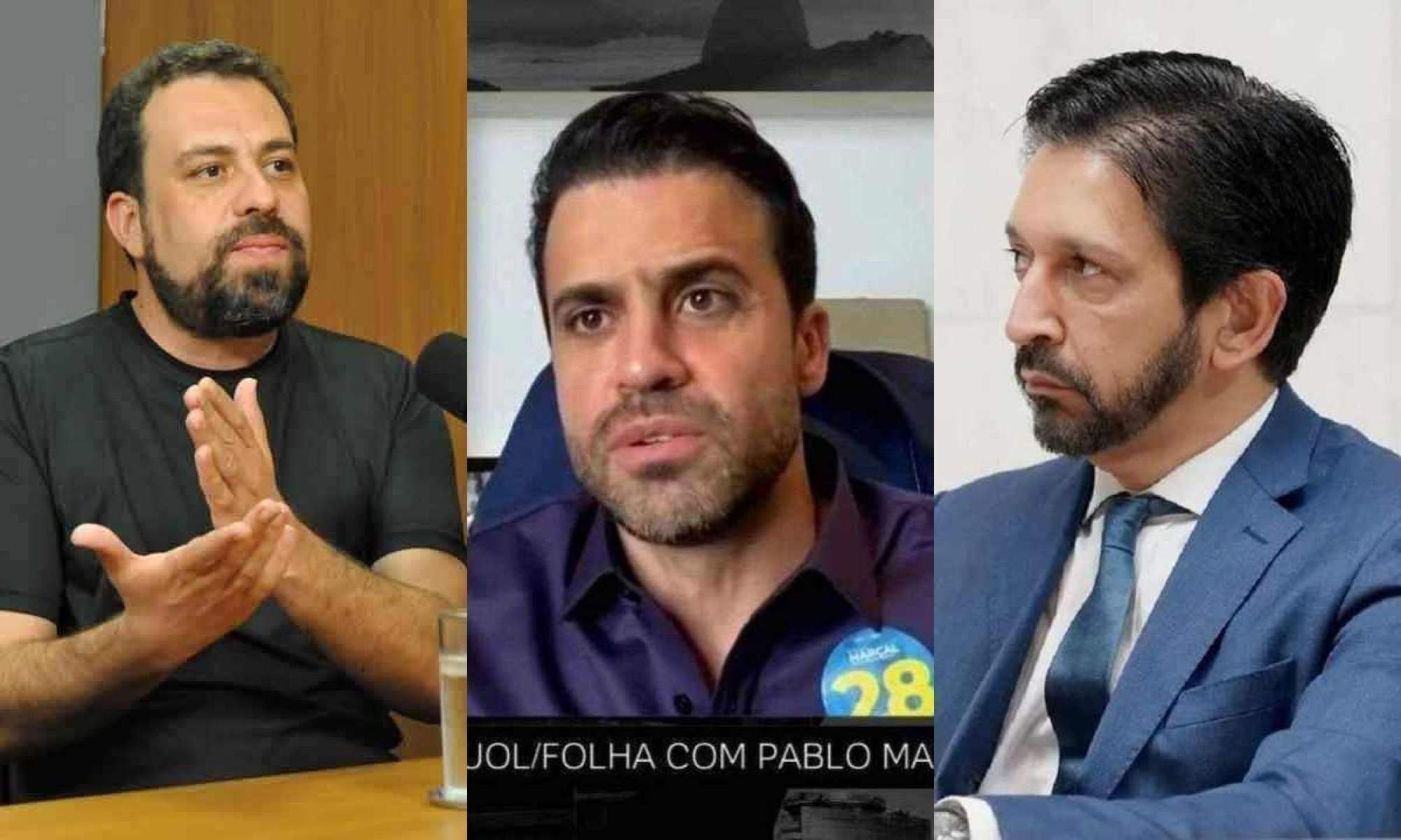 Nunes e Boulos investem milhões nas redes para conter Marçal na reta final