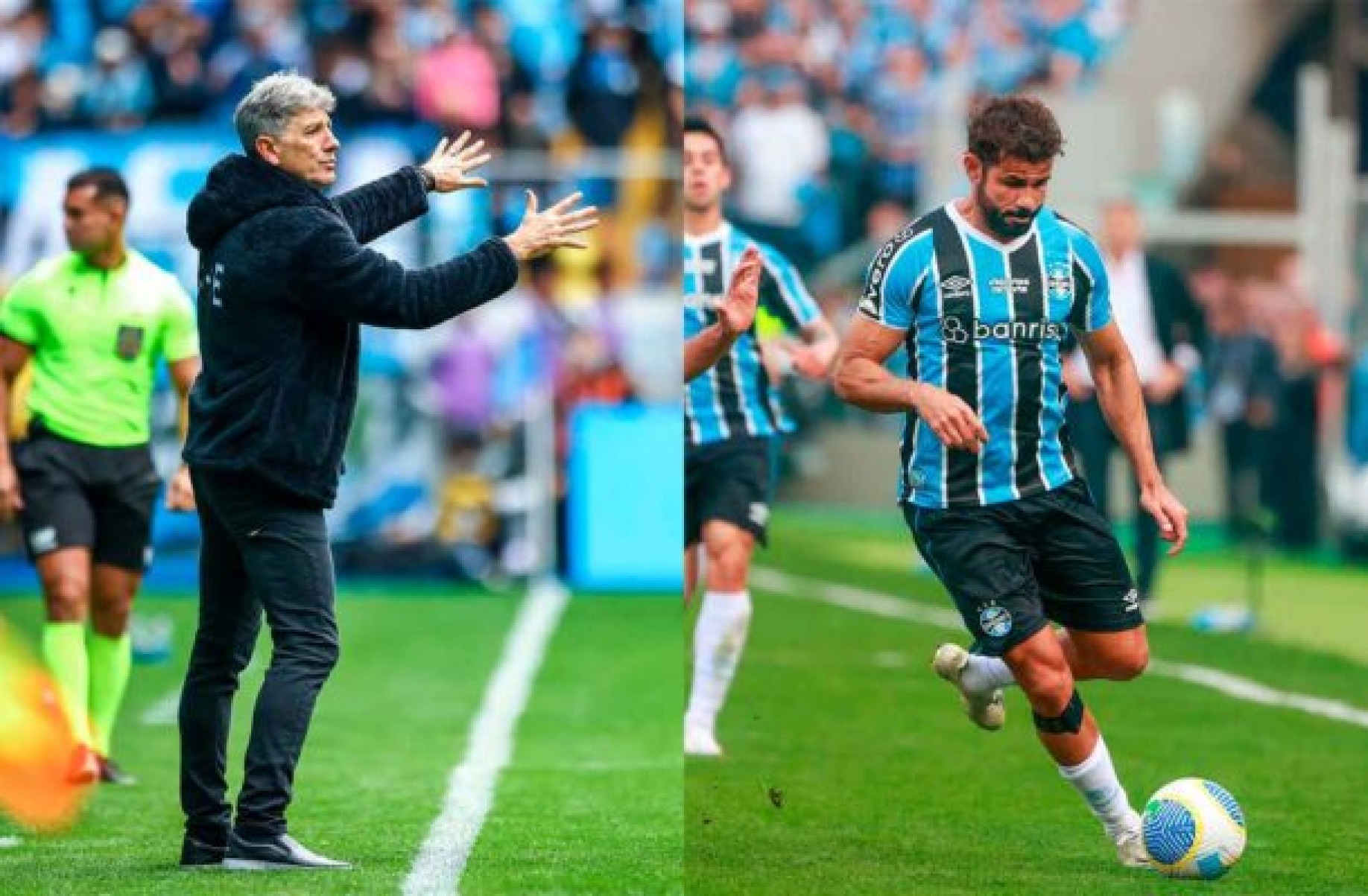 Renato Gaúcho e Diego Costa são punidos em derrota do Grêmio