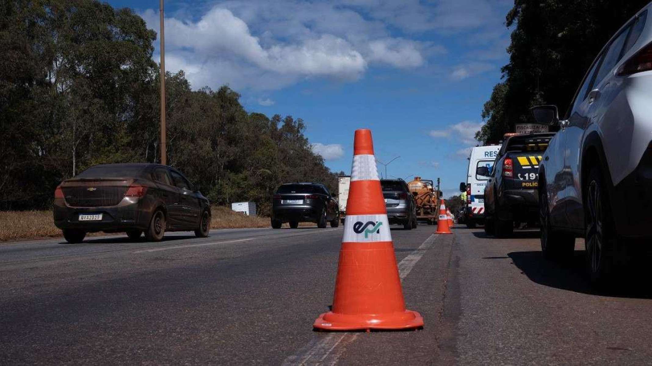 Durante o período de 6 de agosto a 5 de setembro, a EPR Via Mineira realizou 2.439 atendimentos -  (crédito: Divulgação/EPR Via Mineira)