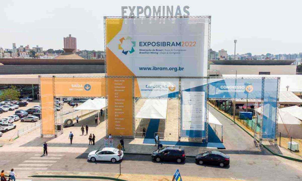 Expominas recebe, a partir amanhã (9/9), o maior encontro do setor mineral brasileiro, com mais de 500 empresas e 70 mil visitantes -  (crédito: Ibram/Divulgação)