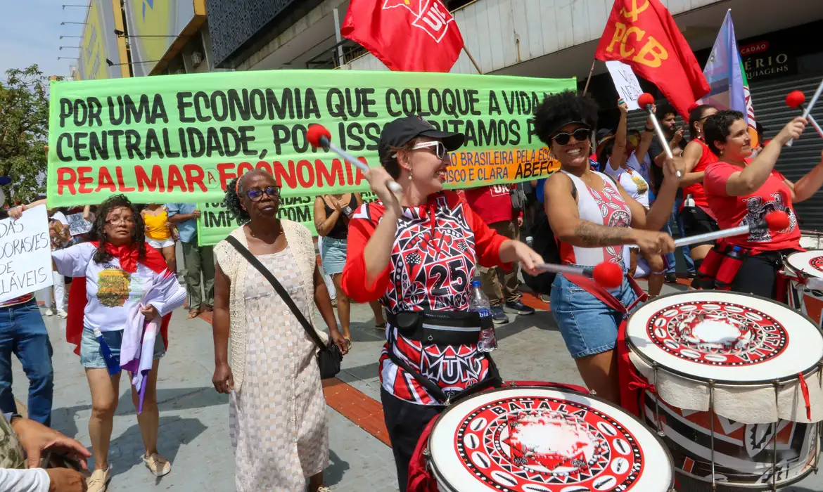 Grito dos ExcluÃ­dos completa 30 anos dando voz Ã  resistÃªncia popular -  (crédito: EBC)