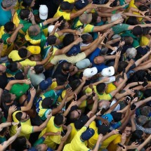 Bolsonaro reúne milhares de apoiadores para pedir impeachment de Moraes - Miguel SCHINCARIOL / AFP