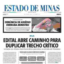 CONFIRA A CAPA DO ESTADO DE MINAS DO DIA 07/09/2024