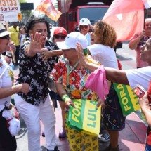 Grito dos Excluídos em BH acaba em confusão entre petistas e bolsonarista - Gladyston Rodrigues/EM/D.A Press