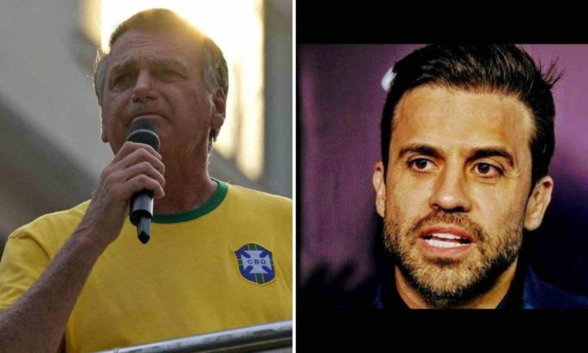 Bolsonaro e Marçal -  (crédito:  Nelson Almeida/AFP/Reprodução/Internet)