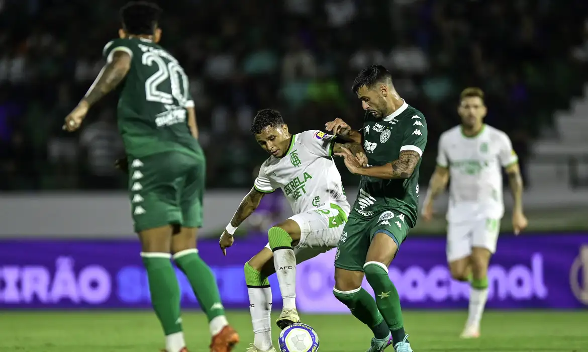 América-MG recebe lanterna Guarani pela Série B do Brasileiro -  (crédito: EBC)