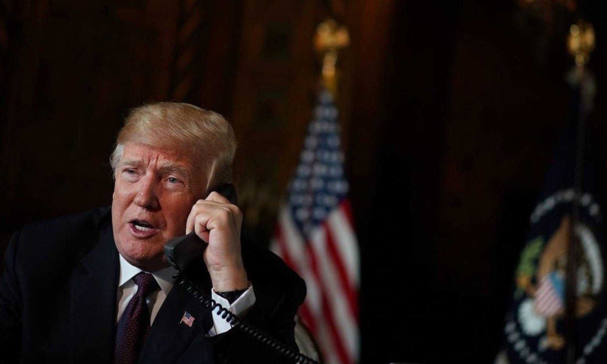 Trump est&aacute; com 48% das inten&ccedil;&otilde;es dos votos, enquanto a vice-presidente e candidata aparece com 47%
       -  (crédito: AFP)