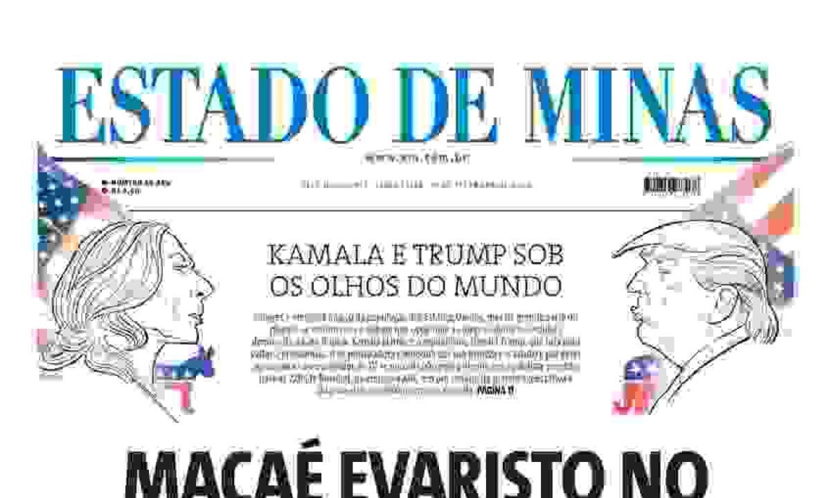 Confira a capa do Estado de Minas do dia 10/09/2024 -  (crédito: Estado de Minas)