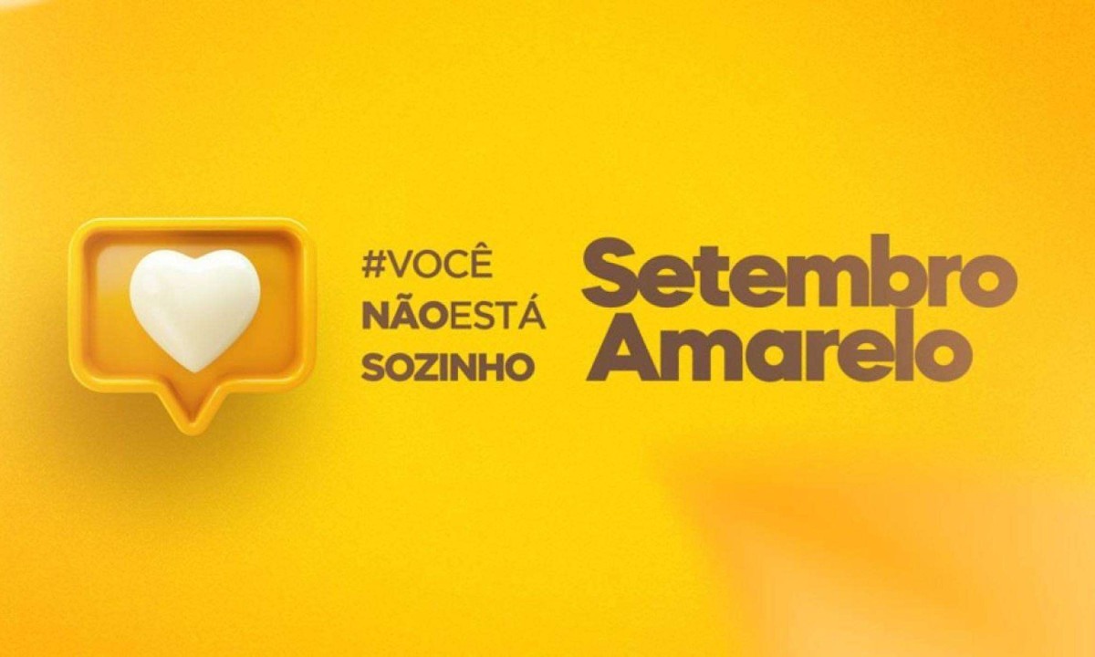A campanha Setembro Amarelo salva vidas! -  (crédito: Freepik)