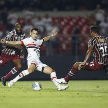 Bobadilla é titular do São Paulo, porém apresentou um problema físico antes de duelo com o Galo -  (crédito: Foto: Rubens Chiri/Saopaulofc.net)