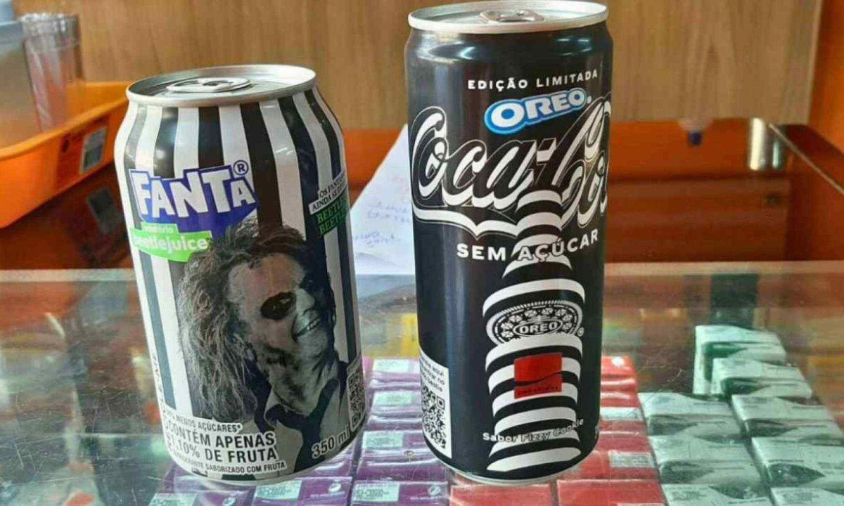 Fanta Beetlejuice e Coca Oreo já estão nas lojas -  (crédito: Maria Dulce Miranda / EM/ DA Press)