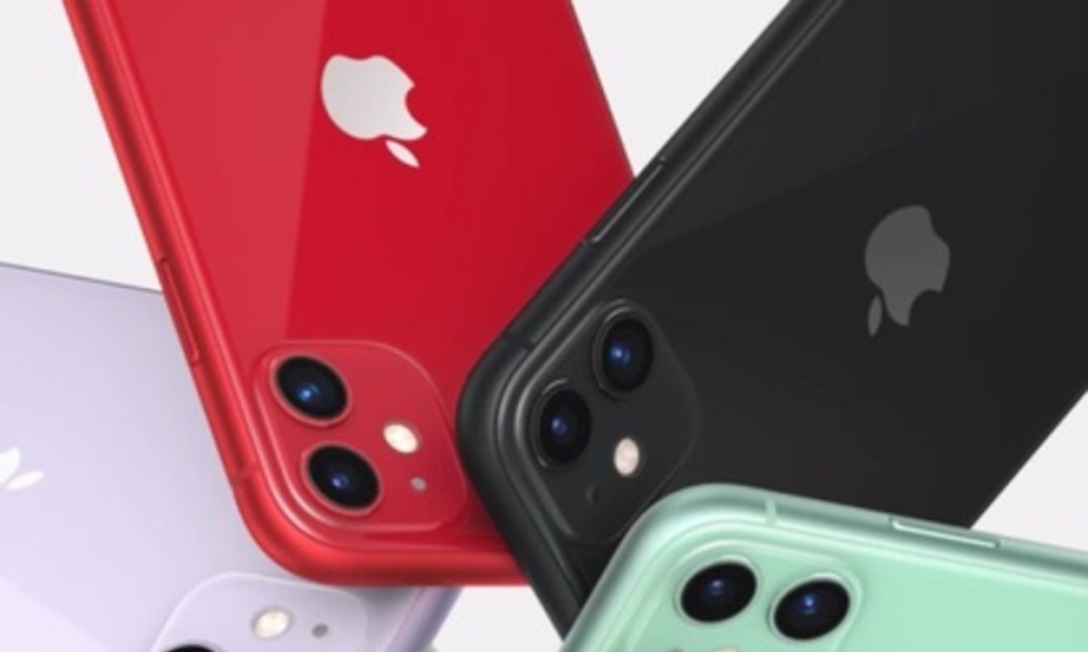 iPhone 11 - Lan&ccedil;ado em 2019, o smartphone ganhou telas de at&eacute; 6,7 polegadas, c&acirc;mera traseira dupla, processador para maior desempenho em imagem e a chegada do Modo Noite, que melhora as fotos -  (crédito: Apple / Divulga&ccedil;&atilde;o)