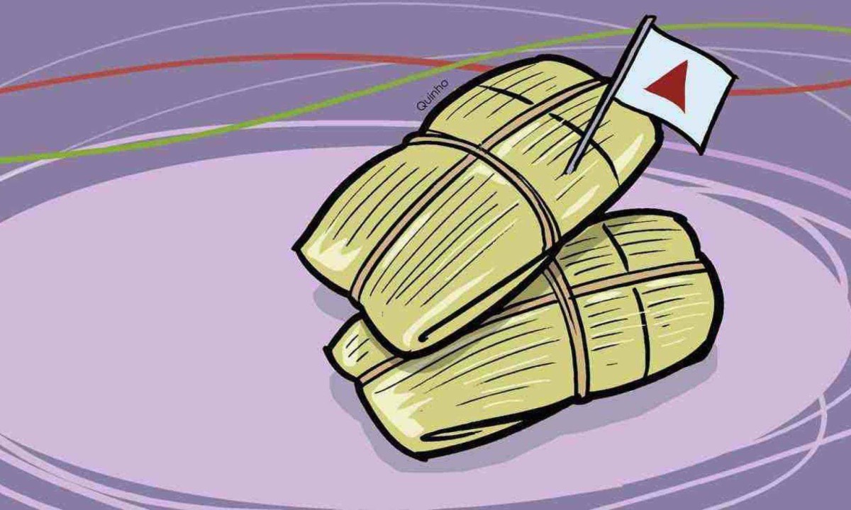Não é necessário dizer que aquele que entrou para o folclore das eleições norte-americanas como 'o incidente da pamonha' foi parar nas capas dos principais jornais da época -  (crédito: Ilustração)